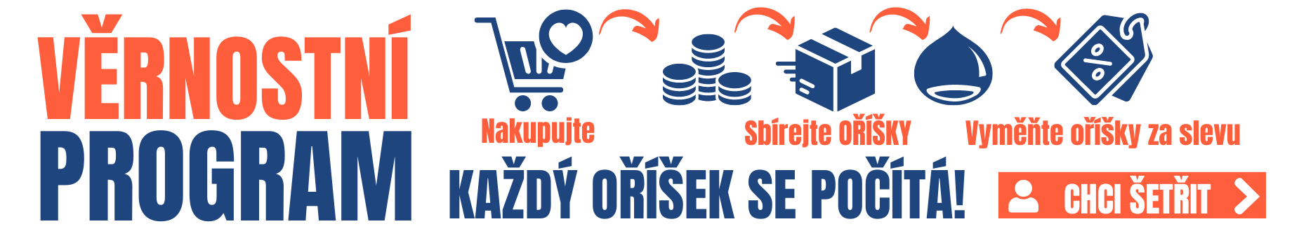 Věrnostní program NUTSMAN úvodní stránka